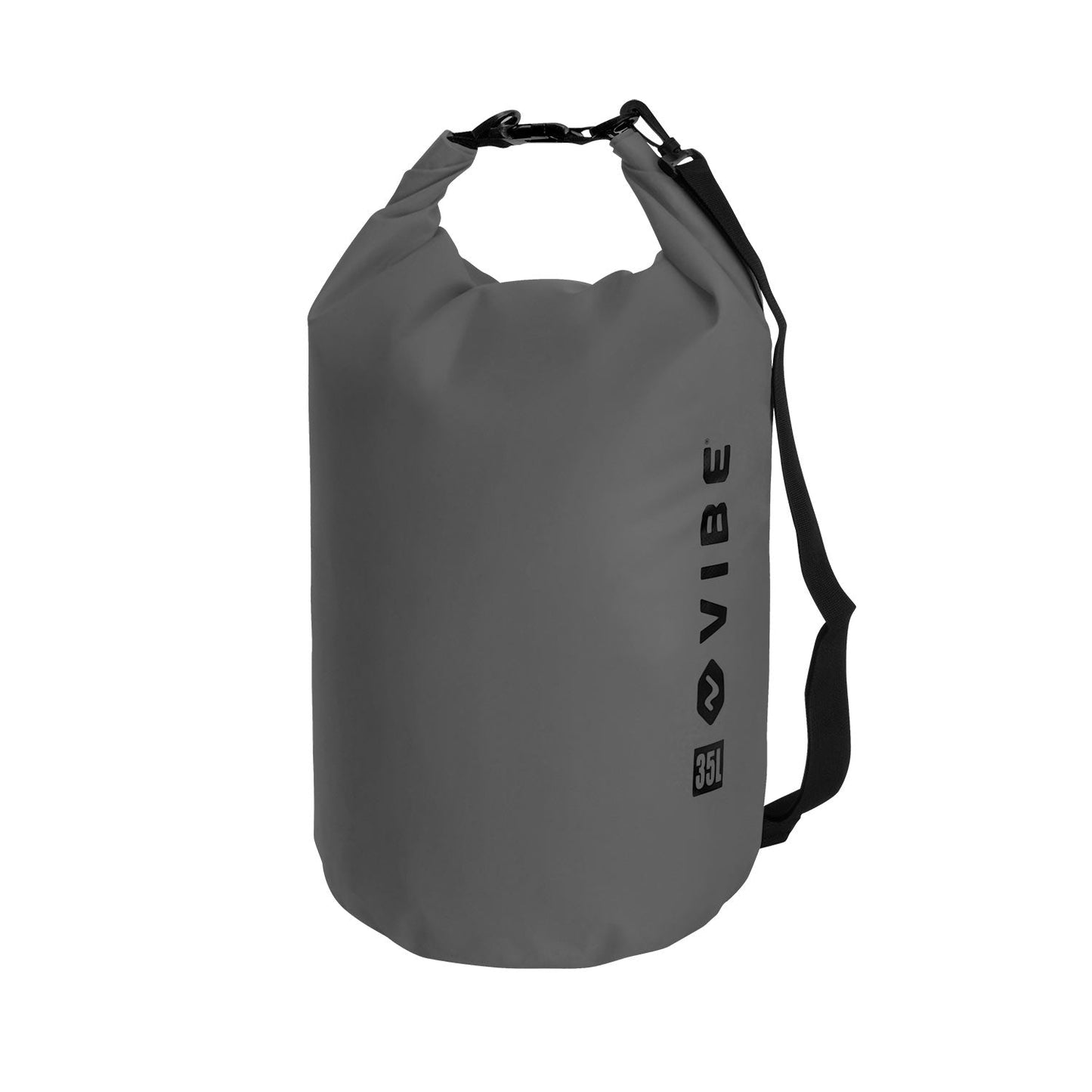 Vibe 35l Raven roll top dry bag with sling
