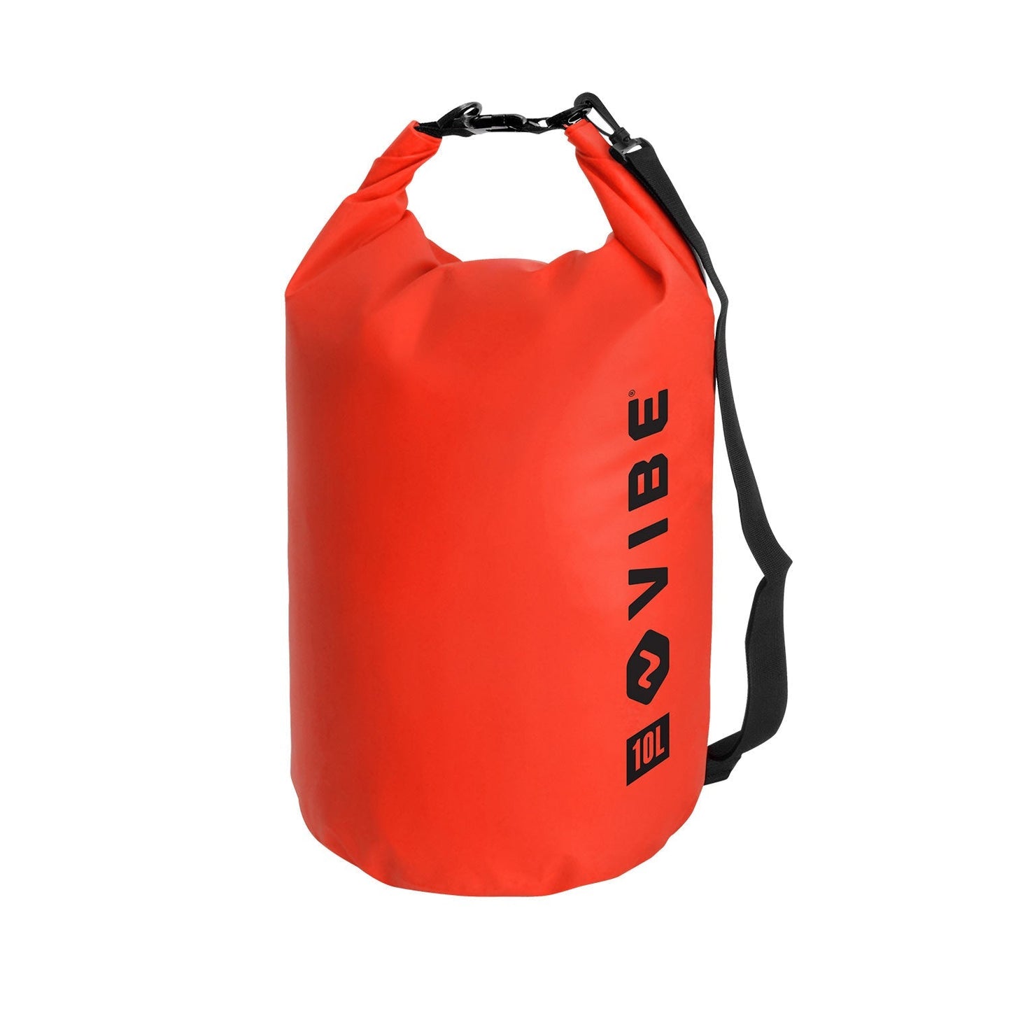 Vibe 10l Tsunami red roll top dry bag with sling